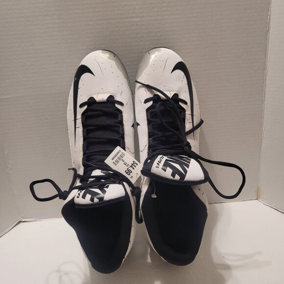 The Nike Alpha Fastflex Football Cleats White, Black, and Grey Men Shoes Size 16 main image 9